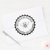Custom Logo Bumblebee Farmhouse Stickers (Envelop)