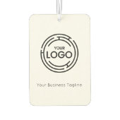 Custom Logo Business Air Freshener Luchtverfrisser (Achterkant)