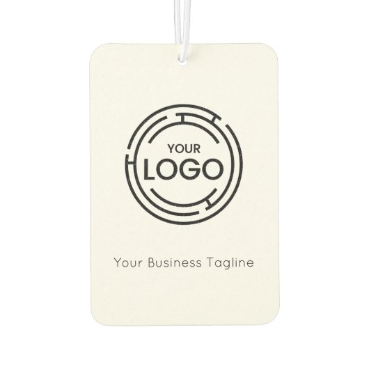 Custom Logo Business Air Freshener Luchtverfrisser (Achterkant)