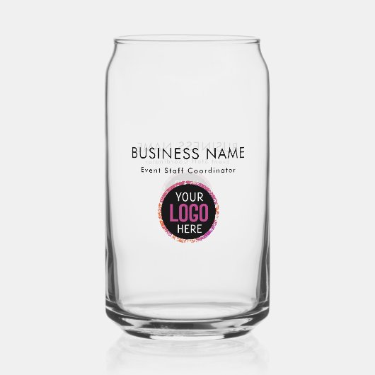 Custom Logo BUSINESS Blikvorm Glas (Achterkant)