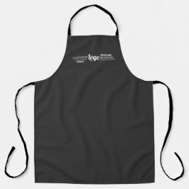 Custom Logo Business Branded Black Schort