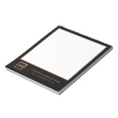 Custom Logo Business Company Branded Gift Copper Notitieblok (Linkerzijde)