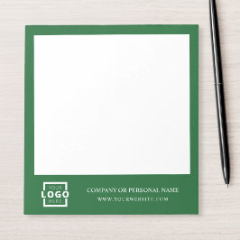Custom Logo Business Company Branded Gift Green Notitieblok