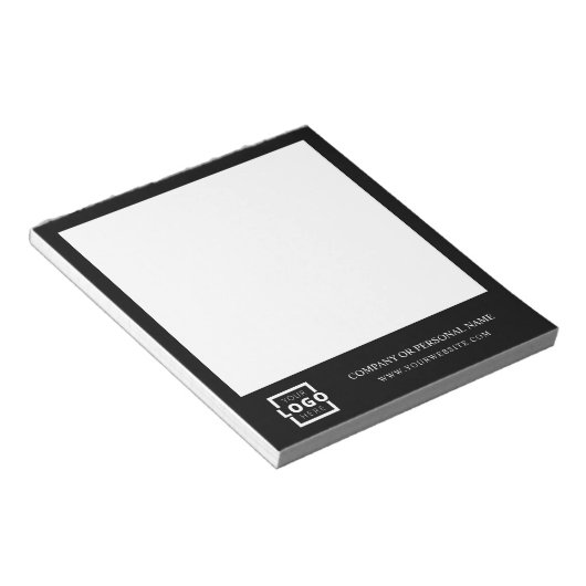 Custom Logo Business Company, met het merk Gift Bl Notitieblok (Schuin)