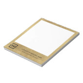 Custom Logo Business Company Promotion Gift Gold Notitieblok (Linkerzijde)