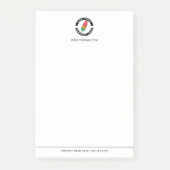 Custom Logo Business Manager Employee Post-it® Notes (Voorkant)