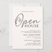 Custom Logo Business Open House Invitation Kaart (Voorkant)