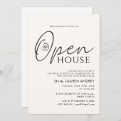 Custom Logo Business Open House Invitation Kaart (Voorkant / Achterkant)