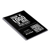 Custom Logo, Business or Brand Logo Personalized  Notitieboek (Rechterzijde)
