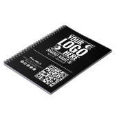 Custom Logo, Business or Brand Logo Personalized  Notitieboek (Linkerzijde)