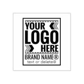 Custom Logo, Business or Brand Logo Personalized  Rubberstempel (Afrduk)