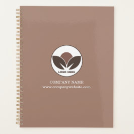 Custom Logo Business Planner | Mocha Mousse