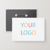 Custom Logo Business Professional Button (Voorkant / Achterkant)