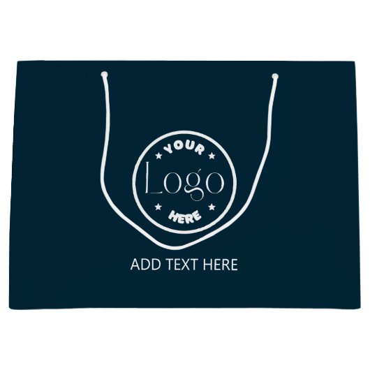 Custom Logo Business Professional Groot Cadeauzakje (Voorkant)