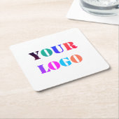 Custom Logo Business Promotional Paper Onderzetter (Schuin)