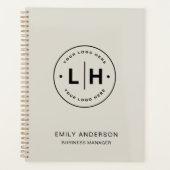 Custom Logo Business QR-neutrale toon voor bedrijv Planner (Voorkant)