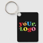 Custom Logo Business Sleutelhanger (Voorkant)