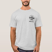 Custom Logo Business T-Shirt | Simple Branded Tee (Voorkant)