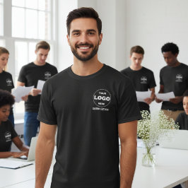 Custom Logo Business T-Shirt | Simple Branded Tee