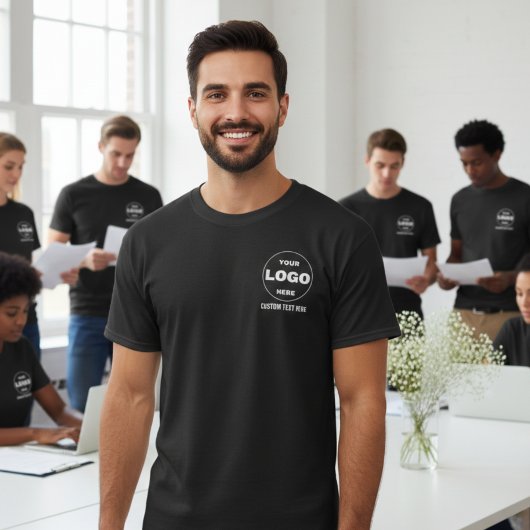 Custom Logo Business T-Shirt | Simple Branded Tee