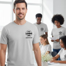 Custom Logo Business T-Shirt | Simple Branded Tee