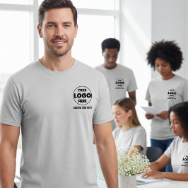 Custom Logo Business T-Shirt | Simple Branded Tee