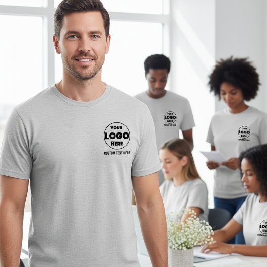 Custom Logo Business T-Shirt | Simple Branded Tee
