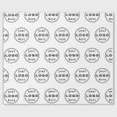 Custom Logo Business Wrapping Paper | Branded Gift Cadeaupapier (Vlak)