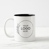Custom Logo Coffee Mug for Business Tweekleurige Koffiemok (Links)