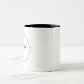 Custom Logo Coffee Mug for Business Tweekleurige Koffiemok (Center)