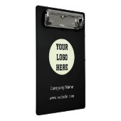 Custom Logo Company Black Business Klant Mini Klembord (Schuin)
