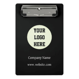Custom Logo Company Black Business Klant Mini Klembord