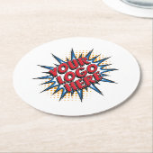 Custom Logo Company Branded Paper Onderzetter (Gebogen)