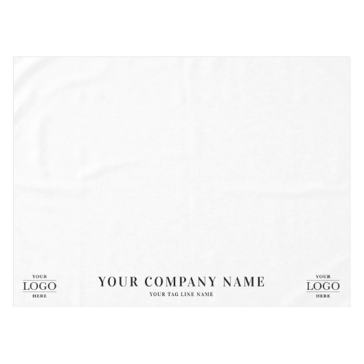 Custom Logo Company Business Promo Trade Show Tafelkleed (Voorkant (Horizontaal))