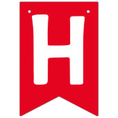 Custom Logo Company Verjaardagsfeestje Bunting Fla Vlaggetjes (Tweede vlag)