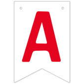 Custom Logo Company Verjaardagsfeestje Bunting Fla Vlaggetjes (Derde vlag)