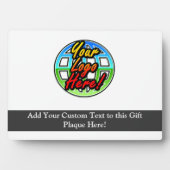 Custom Logo Corporate Cadeau Fotoplaat (voorkant)