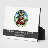 Custom Logo Corporate Cadeau Fotoplaat (Zijkant)