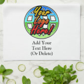 Custom Logo Corporate Cadeau Theedoek (Gevouwen)