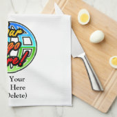 Custom Logo Corporate Cadeau Theedoek (Quarter Fold)