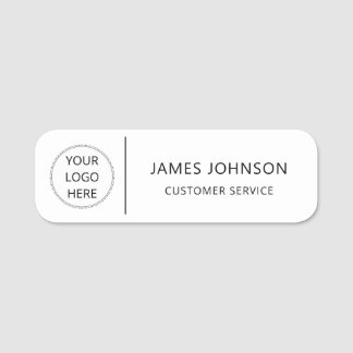 Custom Logo Customer Service Employee Name Naamplaatje