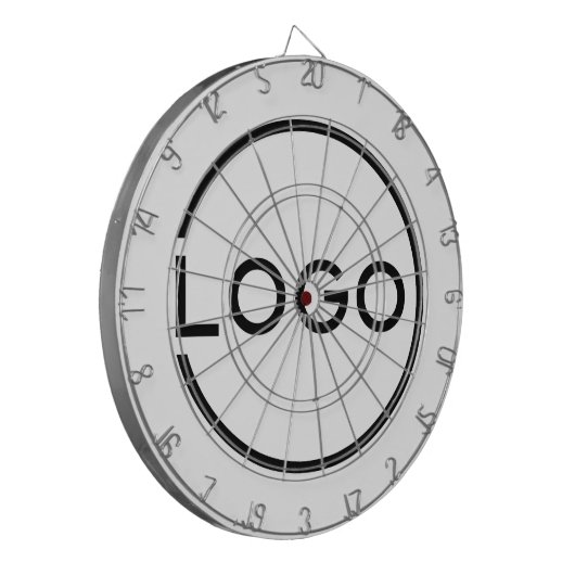 Custom Logo Dartbord (Voorkant Links)