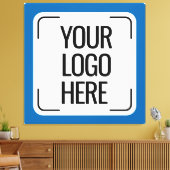 Custom Logo Design, Company Logo, Team Logo, Perso Canvas Afdruk (Insitu (Woonkamer))