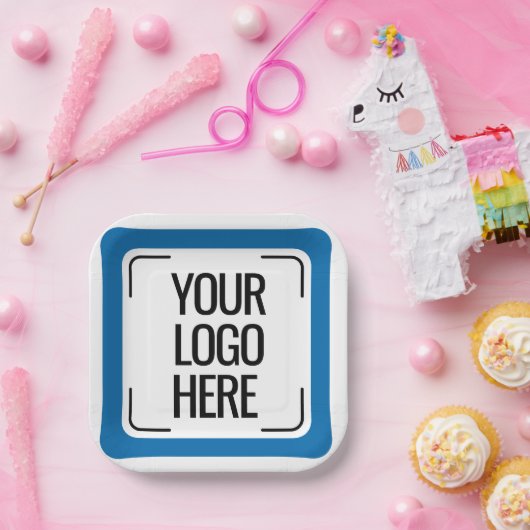 Custom Logo Design, Company Logo, Team Logo, Perso Papieren Bordje (Feest)