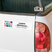 Custom Logo Employee Bumpersticker - Duurzaam (Op Truck)