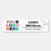 Custom Logo Employee Bumpersticker - Duurzaam (Voorkant)