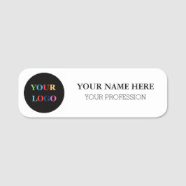 Custom Logo Employee magnetic and safety pin Naamplaatje