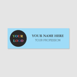 Custom Logo Employee magnetic and safety pin Naamplaatje