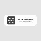 Custom Logo Employee Magnetic Name Tag (Voorkant)