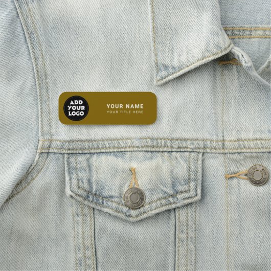 Custom Logo Employee Staff Name Tag (In situ)